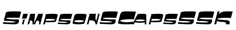 SimpsonSCapsSSK Font Image