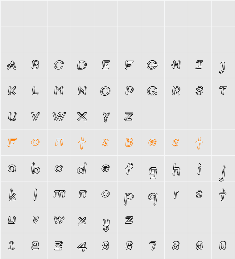 JohanVaaler Character Map