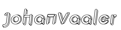 JohanVaaler Font Image