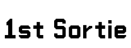 1st Sortie Font Image