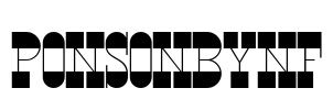 PonsonbyNF Font Image