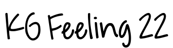 KG Feeling 22 Font Image