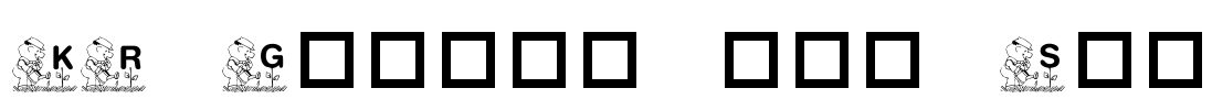KR Garden for Sue Font Image