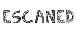 Escaned Font Image