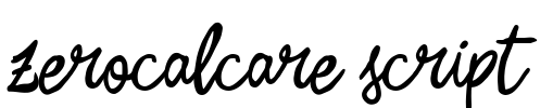 Zerocalcare Script Font Image