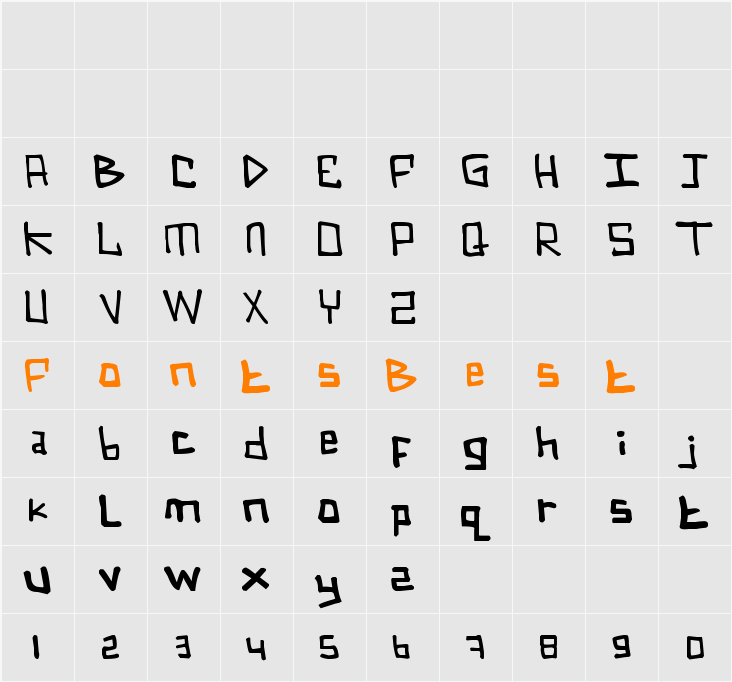 ZZZ Character Map