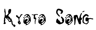 Kyoto Song Font Image