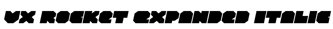 VX Rocket Expanded Italic