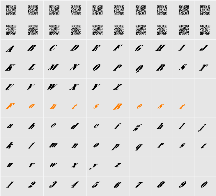 BreakingNews Character Map