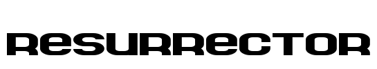 Resurrector Font Image