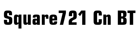Square721 Cn BT Font Image
