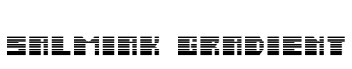 Salmiak Gradient Font Image