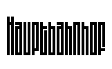 Hauptbahnhof Font Image