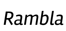 Rambla Font Image