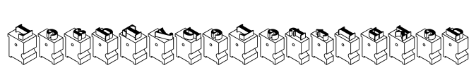 LeadTypeLeftInked Font Image