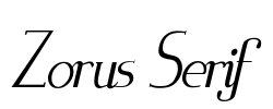 Zorus Serif