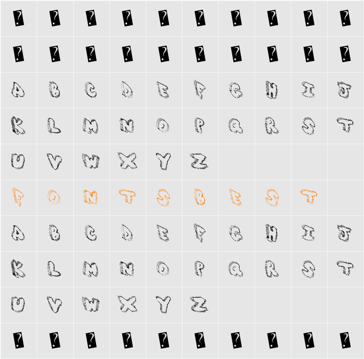 ZapControl Character Map