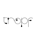 tropf Font Image