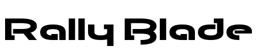 Rally Blade Font Image