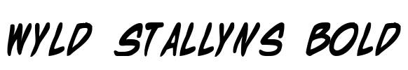Wyld Stallyns Bold Font Image