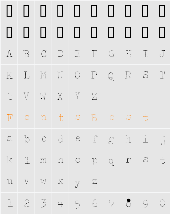 Splendid 66 Character Map