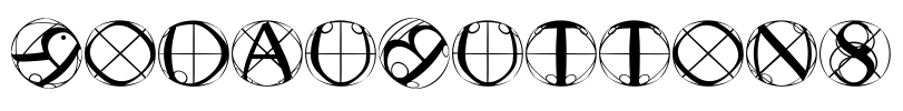 RodauButtons Font Image
