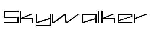 Skywalker Font Image