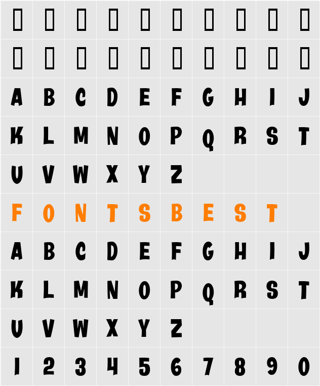 Java Kick BTN Cond Character Map