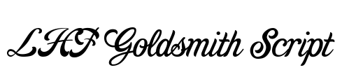 LHF Goldsmith Script Font Image