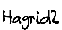 Hagrid2 Font Image