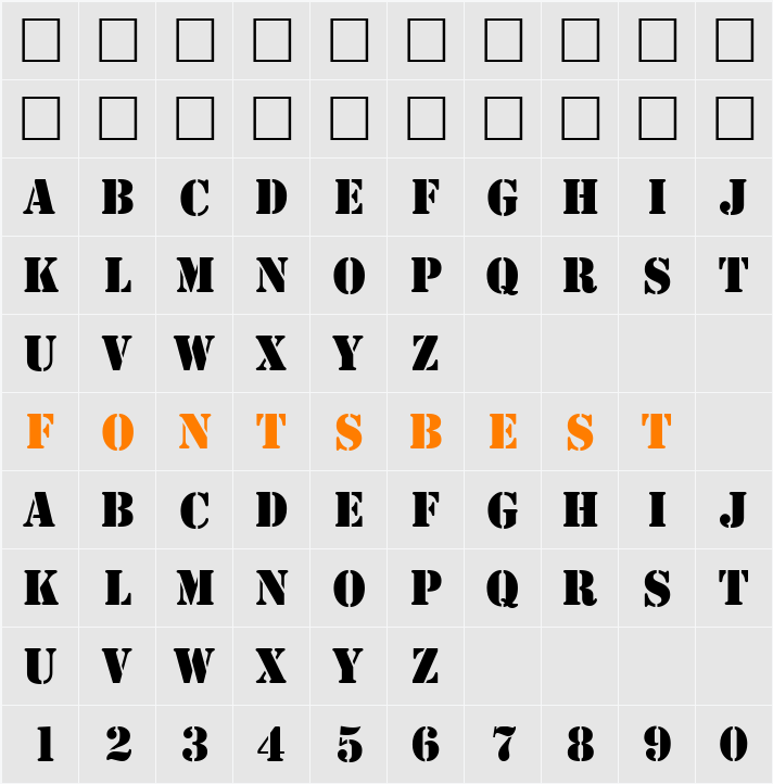 QTMilitary Character Map