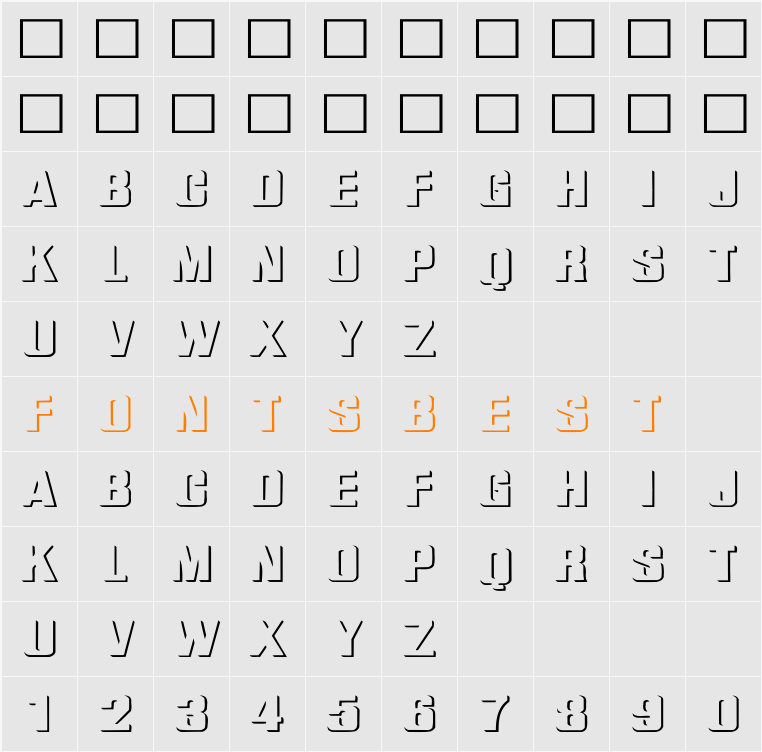 WhatA-Relief Wd Character Map