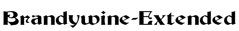 Brandywine-Extended Font Image