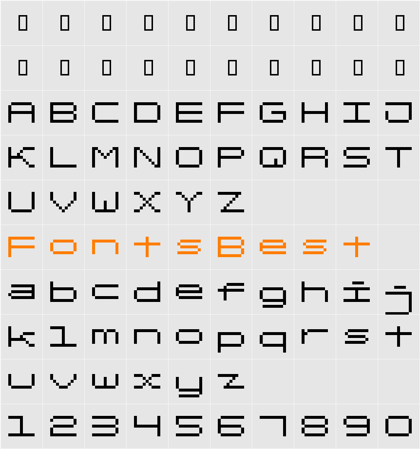 fixed_v03 Character Map
