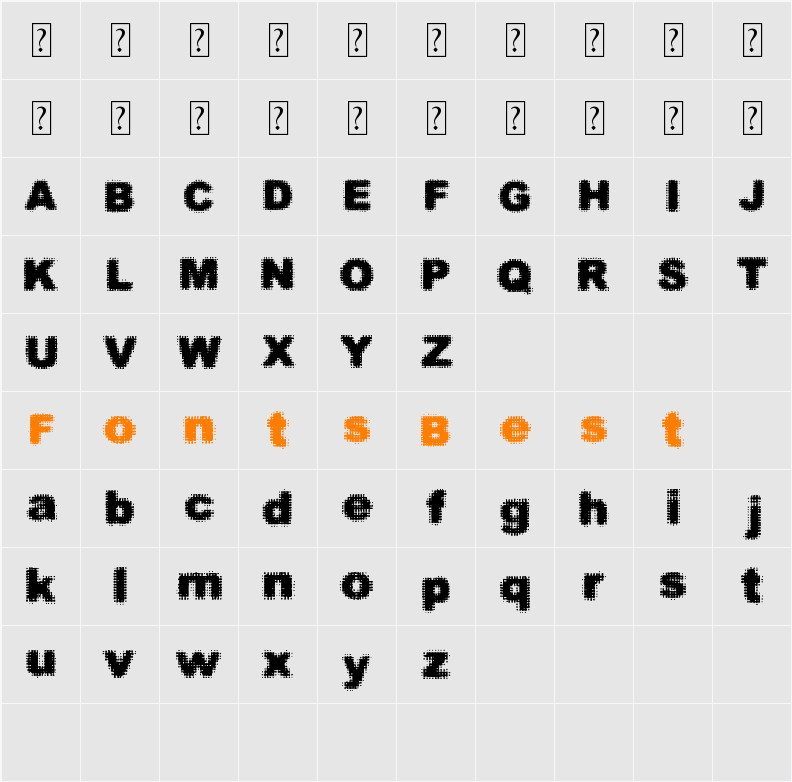 Simple Myopia Character Map
