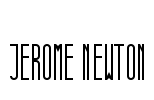 Jerome Newton Font Image