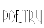 Poetry