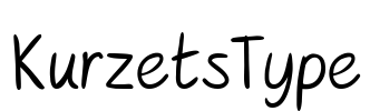 KurzetsType Font Image