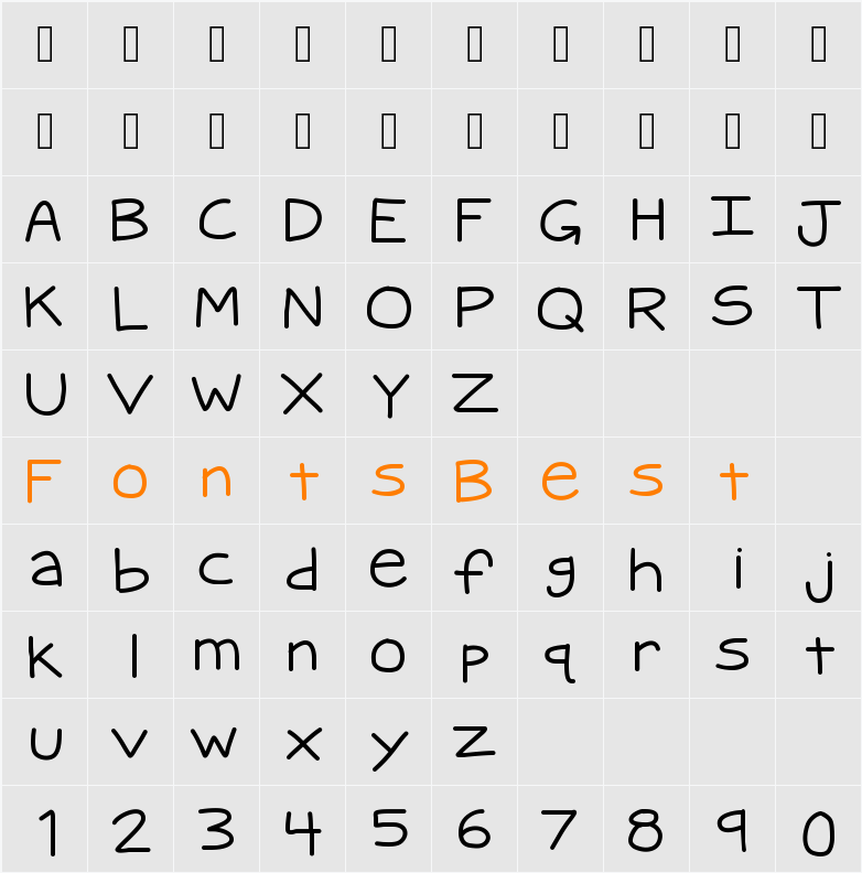 KBQuipster Character Map