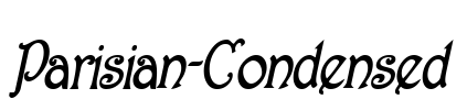 Parisian-Condensed Font Image