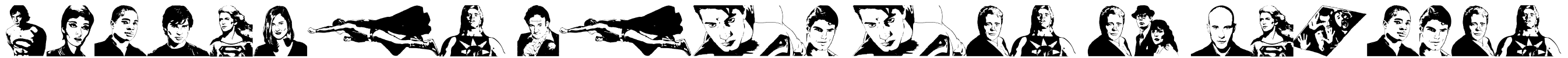 Superman Last son of Krypton Font Image