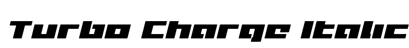 Turbo Charge Italic
