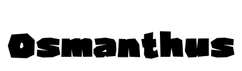 Osmanthus Font Image