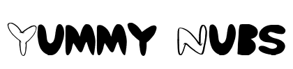 Yummy Nubs Font Image