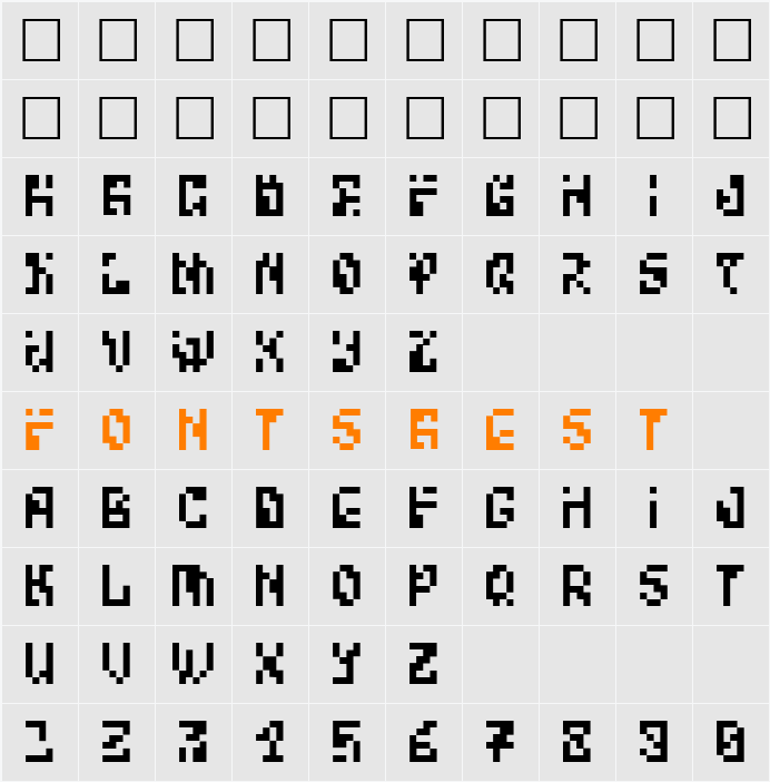 Bitwise Alpha Character Map
