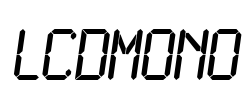 LCDMono Font Image