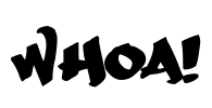 Whoa! Font Image