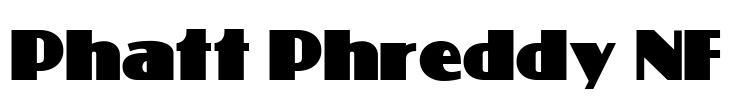 Phatt Phreddy NF Font Image