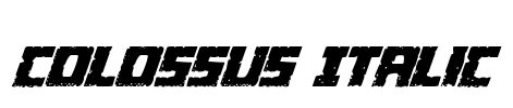 Colossus Italic