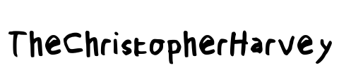 TheChristopherHarvey Font Image